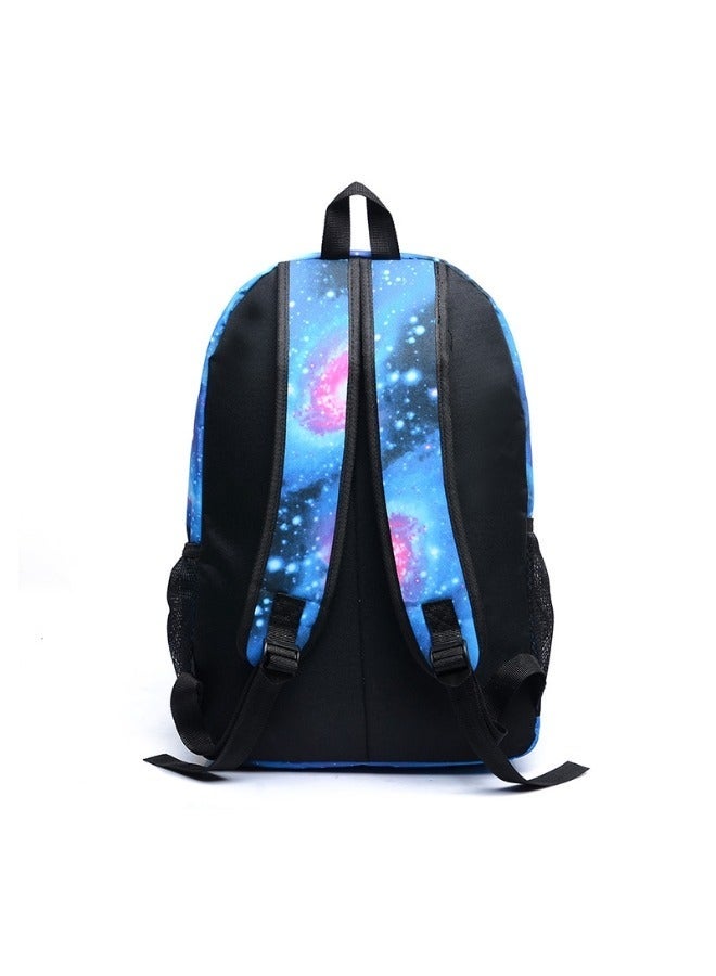 حقيبة ظهر بنمط السماء المرصعة بالنجوم حقيبة مدرسية للطلاب ذات سعة كبيرة - Image 2